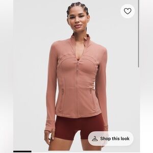 NWOT Lululemon🍋 Define Jacket Nulu Color Red Clay Sz 6